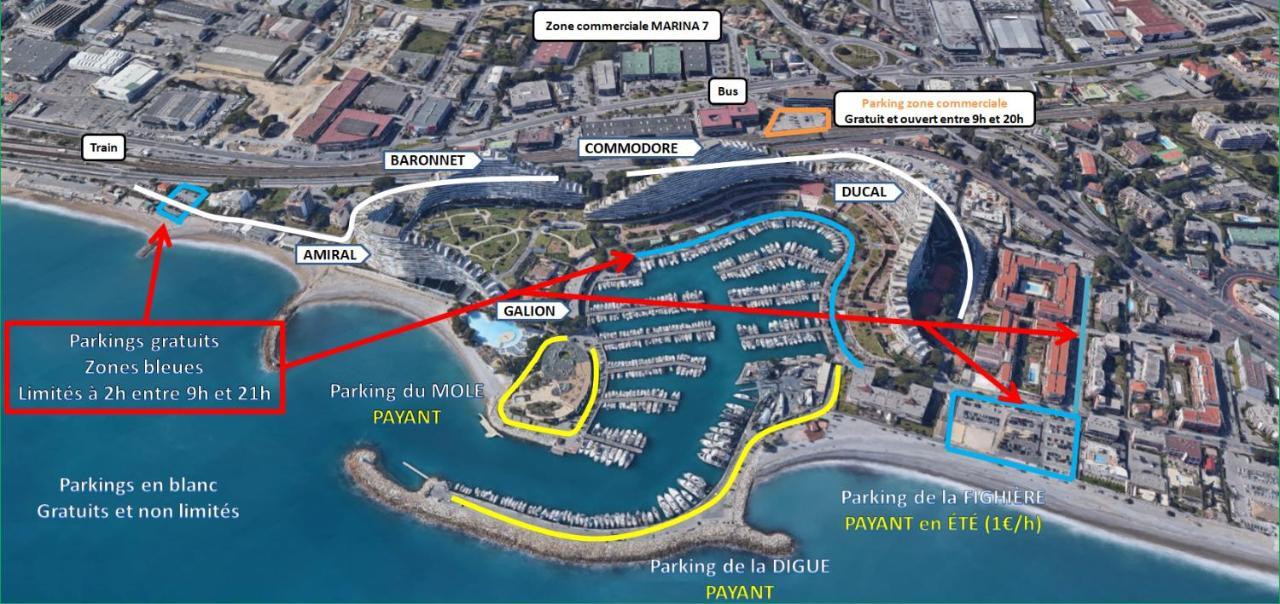 Dream French Riviera - Fame Marina Baie Des Anges Apartment Villeneuve-Loubet Exterior photo